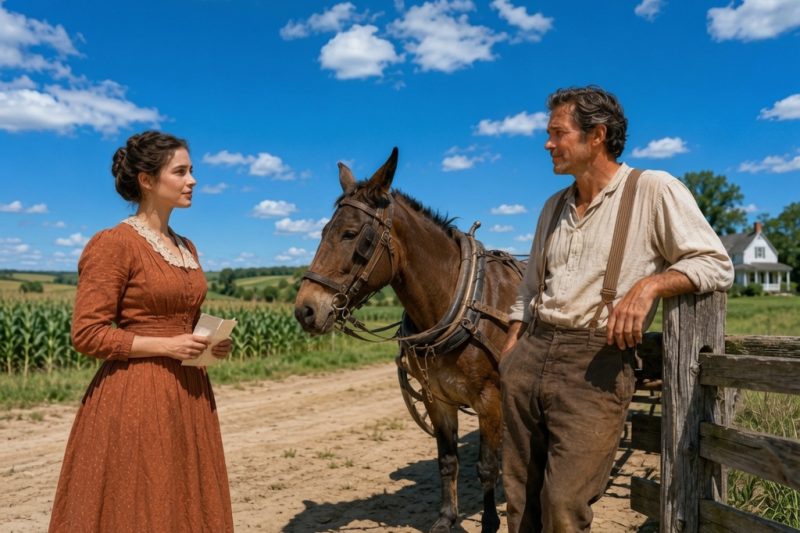 Ele anunciou “tenho uma perna só” procurando uma esposa… mas quando ela chegou à fazenda, descobriu que o próprio irmão dele tentava roubar tudo.