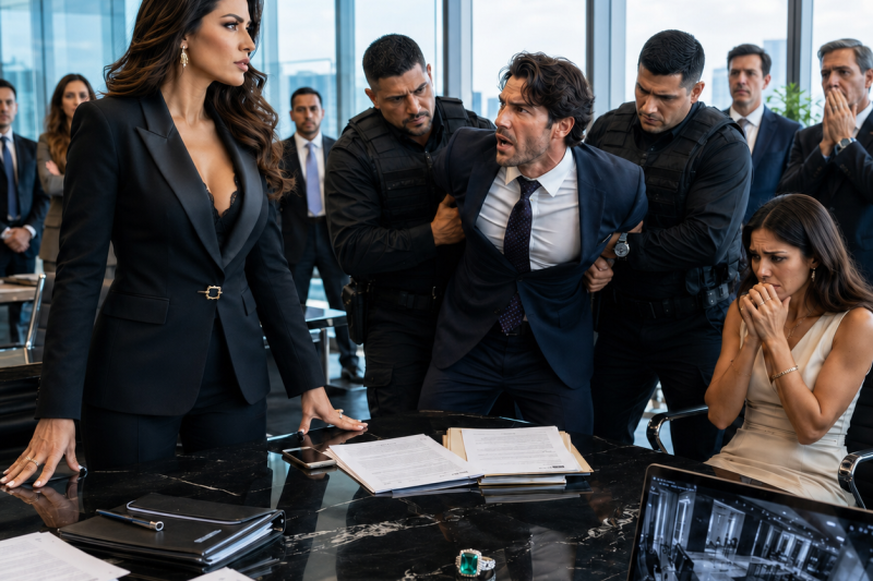 A amante deu um tapa na “funcionária” diante de 300 empregados e gritou: “Ele é meu marido” — sem saber que tinha acabado de humilhar a verdadeira dona da empresa.