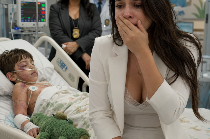 O menino de 6 anos chegou ao hospital todo machucado, e a avó disse “agora aprendeu”; quando ele acordou, apontou para a porta e revelou que o verdadeiro monstro estava escondido debaixo do quintal havia 27 anos.