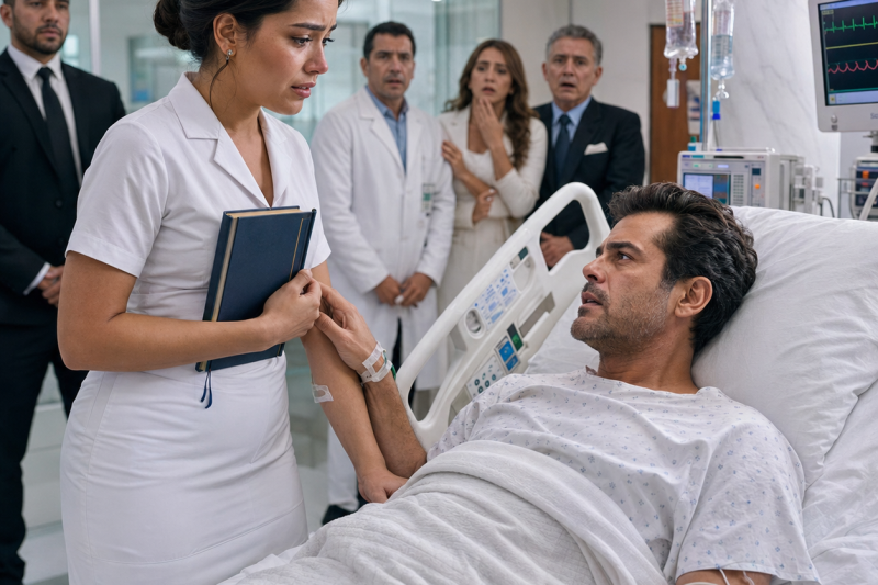 Después de 89 días en coma, su familia esperaba una herencia… pero el billonario abrió los ojos, sujetó a la enfermera ignorada y reveló el secreto que todos temían.