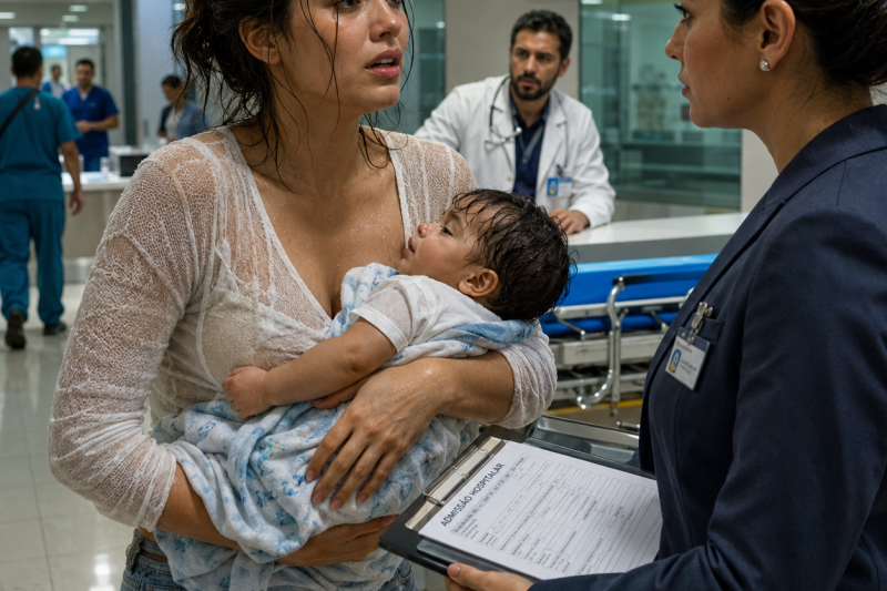 A mãe chegou à emergência com o bebê de 7 meses convulsionando, mas foi ameaçada: “Vou chamar o Conselho Tutelar”; quando revelou quem era o pai, um helicóptero pousou no hospital e trouxe uma pasta que mudou tudo.