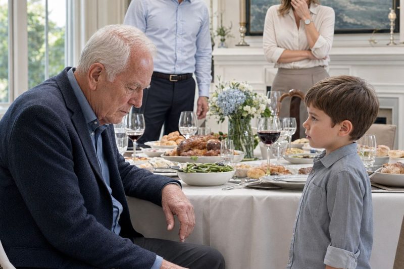 Seu pai de 78 anos viajou 7 horas com comida do sítio e uma vela para sua esposa morta… mas a própria família o sentou separado e lhe serviu um prato frio. Ele apenas olhou para a mesa cheia de comida e disse: “Já comi na rodoviária.”