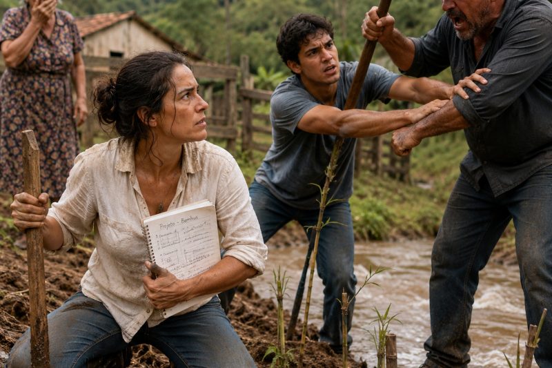 Quando ela plantou bambu para salvar a terra da família, todos riram: “isso vai morrer na primeira enchente” — 5 anos depois, o rio mudou de rumo e revelou uma traição escondida.