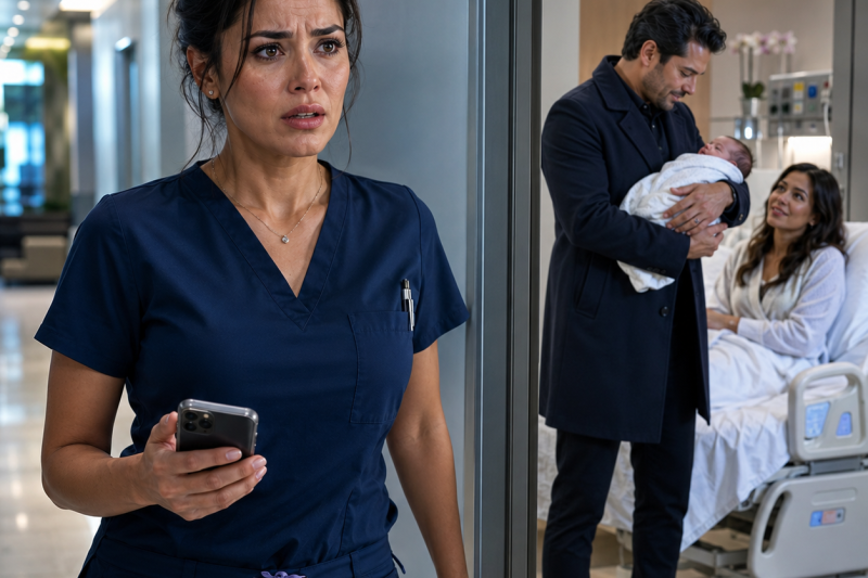 Meu marido disse “vou a Paris a trabalho”, mas horas depois eu o encontrei na maternidade segurando um bebê que revelava a vida secreta que ele escondia de mim.