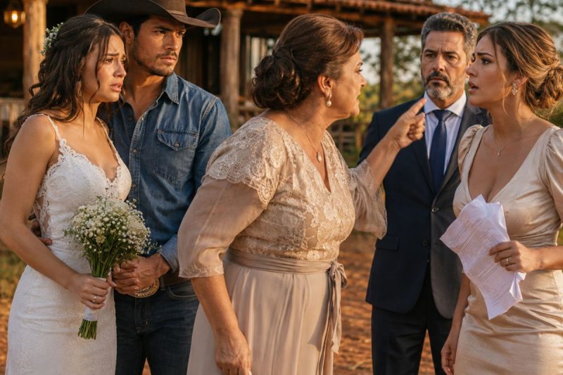 O fazendeiro mais rico escolheu uma noiva humilde, e sua família tentou impedir o casamento… até que, diante de todos, a mãe dele expulsou a mulher rica que queria destruí-los.