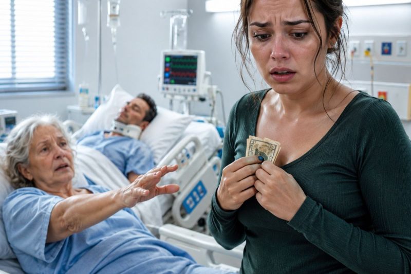 Durante 12 dias, eu achei que o pior era ver meu marido entre a vida e a morte… até uma senhora esquecida no leito ao lado me entregar uma nota antiga e revelar o detalhe que ninguém queria que eu descobrisse.