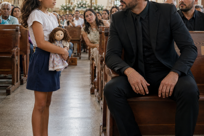 Uma menina de 6 anos pediu para sentar ao lado do homem mais temido da igreja, sem imaginar que sua fome, seus sapatos remendados e uma simples oração revelariam a ligação entre a morte do pai dela e o segredo que ele enterrou por 2 anos…