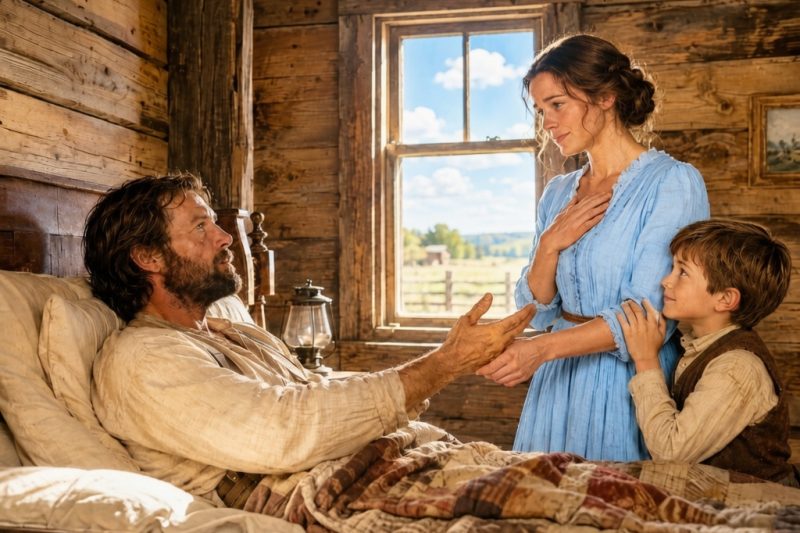Ela aceitou se casar com um cowboy à beira da morte para proteger o filho dele… mas o milagre que aconteceu depois mudou tudo.