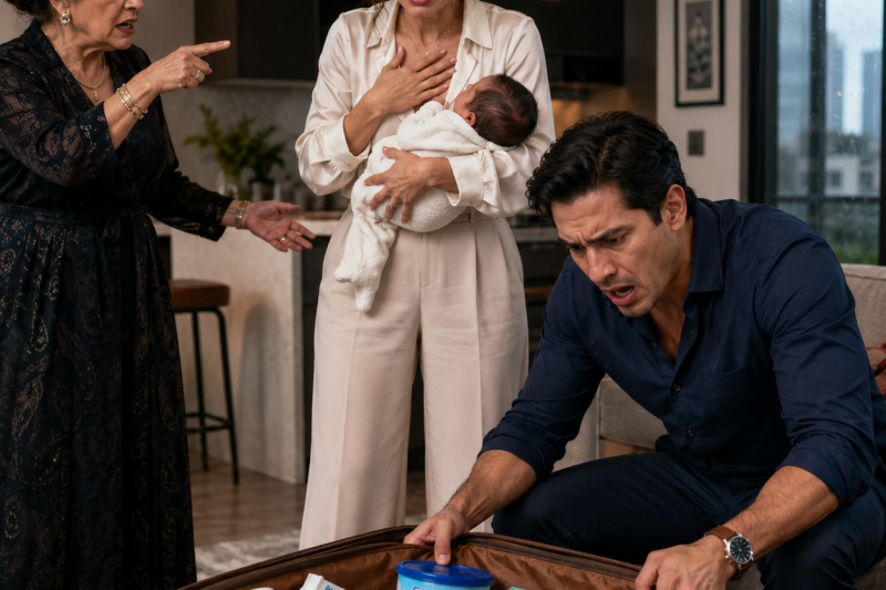 “Achei Que Minha Mãe Cuidava da Minha Esposa… Mas a Câmera Revelou Algo Imperdoável”