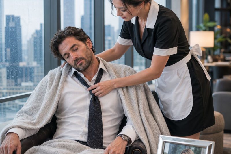 O bilionário fingiu estar dormindo para testar sua nova empregada doméstica… mas o que ela fez o deixou completamente sem palavras.