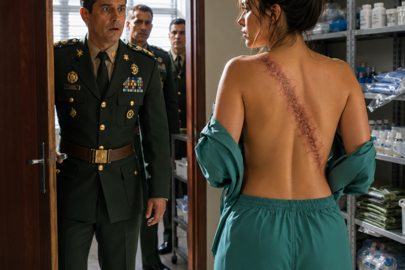 O comandante abriu a porta errada e viu a cicatriz nas costas da enfermeira; ela mandou que ele saísse, mas aquela marca era igual à de um relatório sigiloso sobre a heroína que o próprio tio dela jurava nunca ter existido…