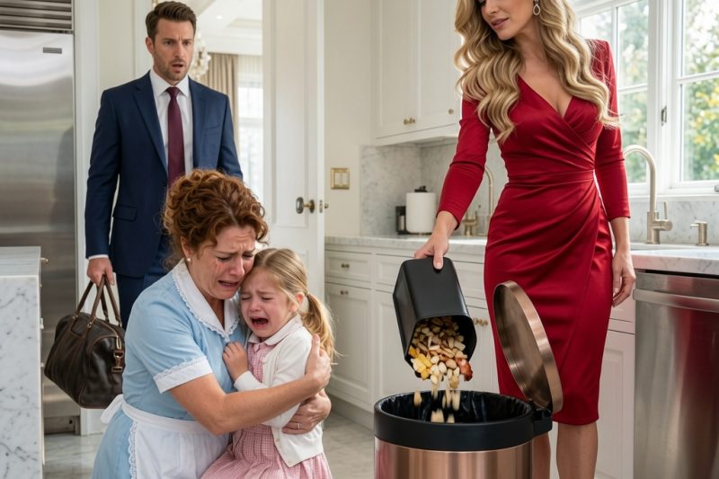 A noiva negou comida a uma menina de 3 anos… mas as câmeras revelaram que ela também roubava centenas de famílias.
