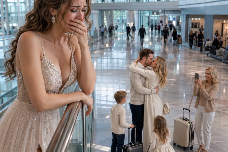 Descobri meu marido mentindo para mim em tempo real. Ele me disse que estava entrando em uma cirurgia de emergência, que passaria a noite inteira no hospital salvando vidas. O problema era que eu estava em pé no Terminal C do Aeroporto Internacional de Dallas/Fort Worth, vendo-o rir com outra mulher enquanto toda a família dele se preparava para embarcar em um voo sem mim. Dez anos de casamento se despedaçaram em um único batimento. Mas a expressão no rosto dele alguns minutos depois, quando seu telefone se iluminou após uma ligação minha, me disse que finalmente ele havia percebido que tinha cometido o maior erro da vida dele.