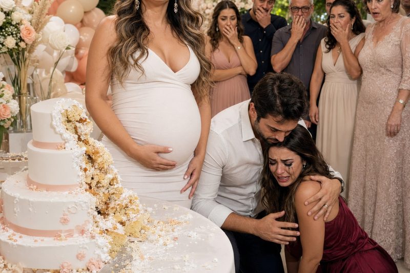 No chá da minha bebê, minha irmã enfiou a faca no bolo e gritou: “ela roubou minha vida”; mas a reação do meu marido revelou uma mentira dentro de casa.