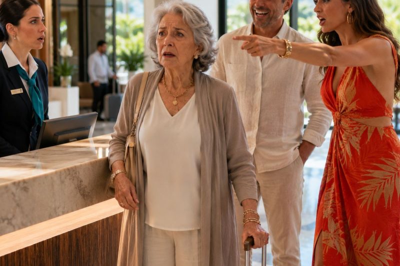 Meu filho me levou a um hotel de luxo dizendo que era uma viagem em família, mas descobri que minha nora só me queria ali como babá — e o segredo que revelei no jantar fez todos baixarem a cabeça.
