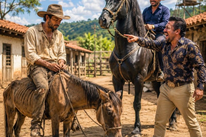 Eles riram da herança dele… sem imaginar por que o pai nunca vendeu aquele cavalo velho.