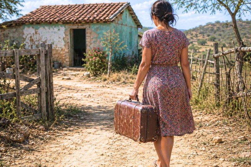 Ela chegou ao sítio da avó com uma mala velha e nenhuma esperança… até descobrir por que tantos queriam que ela desaparecesse