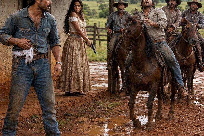 Ele acolheu uma indígena ferida em sua fazenda, mas quando os capangas chegaram dizendo “ela pertence ao nosso patrão”, um tiro na varanda mudou tudo.
