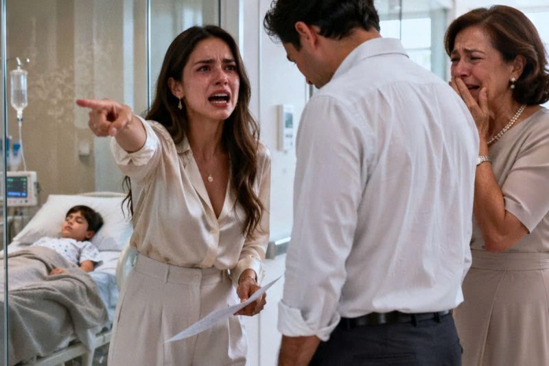 Meu marido repetia “minha mãe sabe cuidar”… até meu filho terminar no hospital e eu descobrir que aquela não era a primeira tragédia que eles tinham escondido de mim