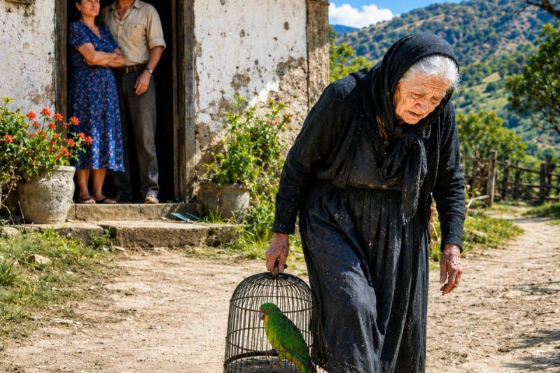 Depois de 50 anos servindo à mesma família, ela foi expulsa com um papagaio velho… mas ninguém sabia que ele guardava o pior segredo da fazenda.