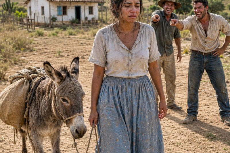“Leve esse burro velho e suma da nossa terra” — gritou meu irmão enquanto me expulsava no terreiro; mas a corda que eu segurava puxou uma verdade que faria a família inteira prender a respiração.