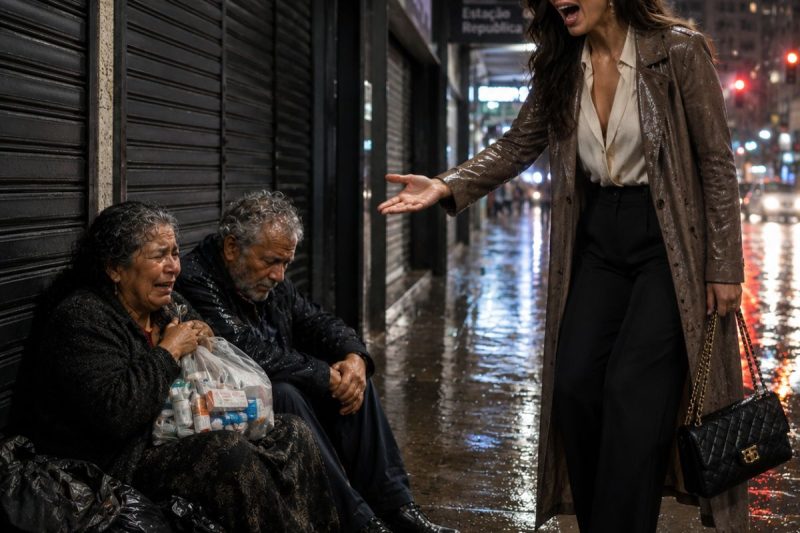 Encontrei meus pais na chuva e culpei meu marido: “Ele nos expulsou como cães”… mas um pen drive escondido revelou quem era o verdadeiro traidor.
